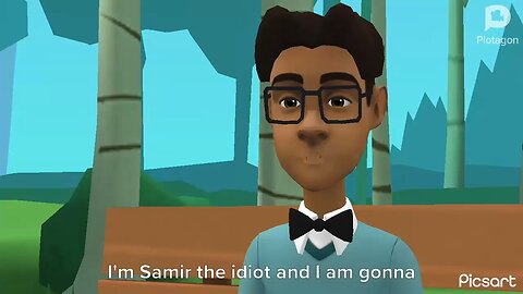 Samir the idiot poops all over his mom's office space