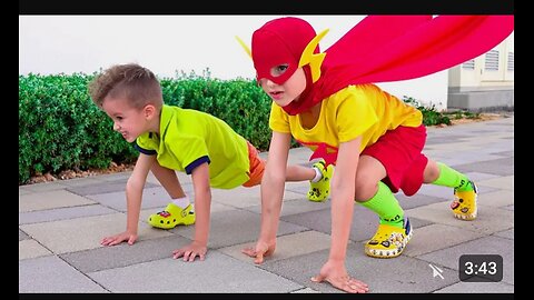 Vlad and niki became a superhero kid and helps niki #kids cartoon