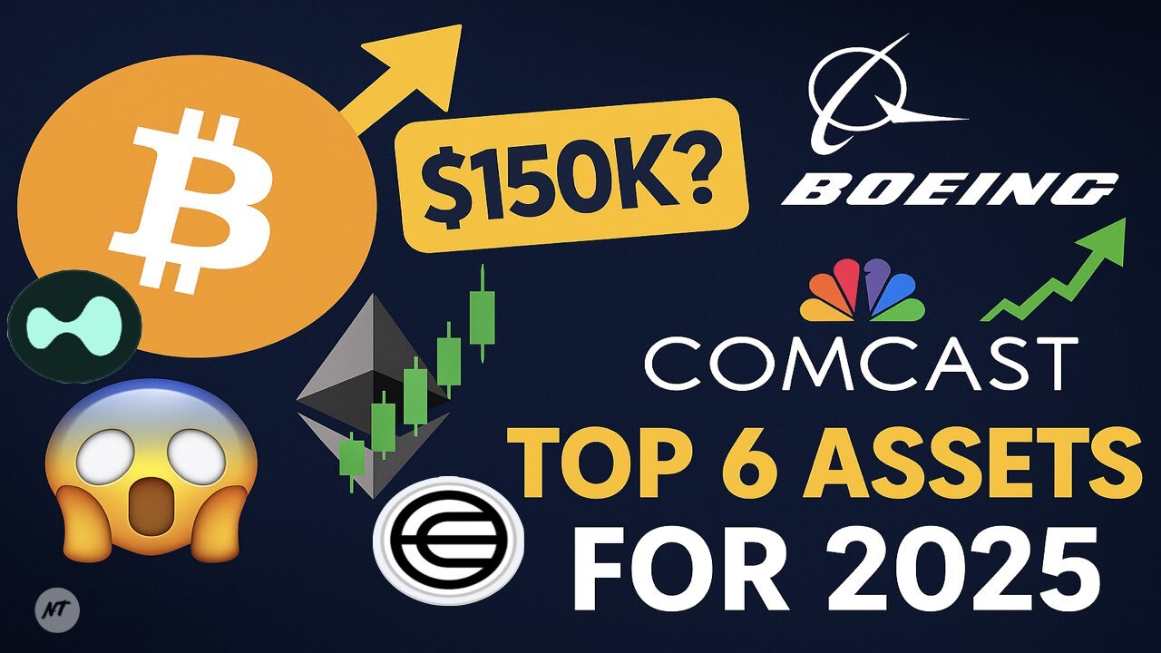 Bitcoin $150K Soon? Top 6 Assets for 2025 BTC, ETH, Stocks & Alts TA