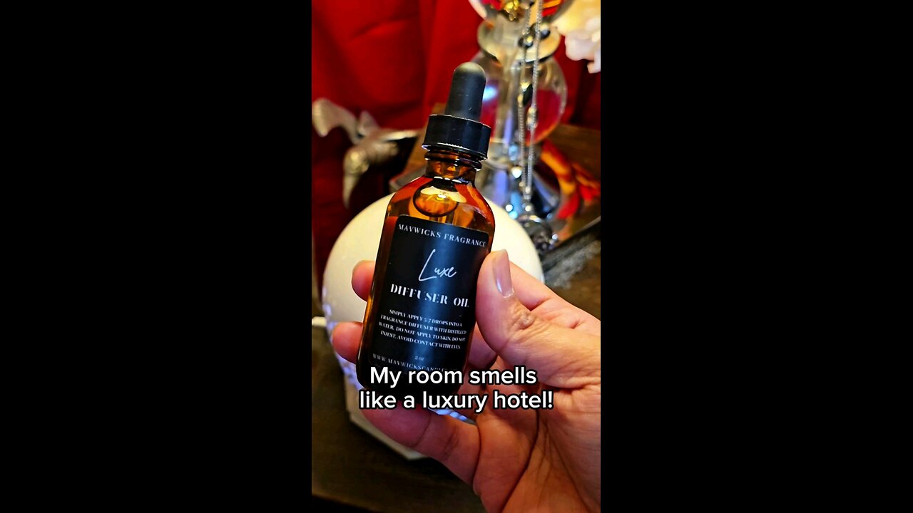 My room smells like a luxury hotel!