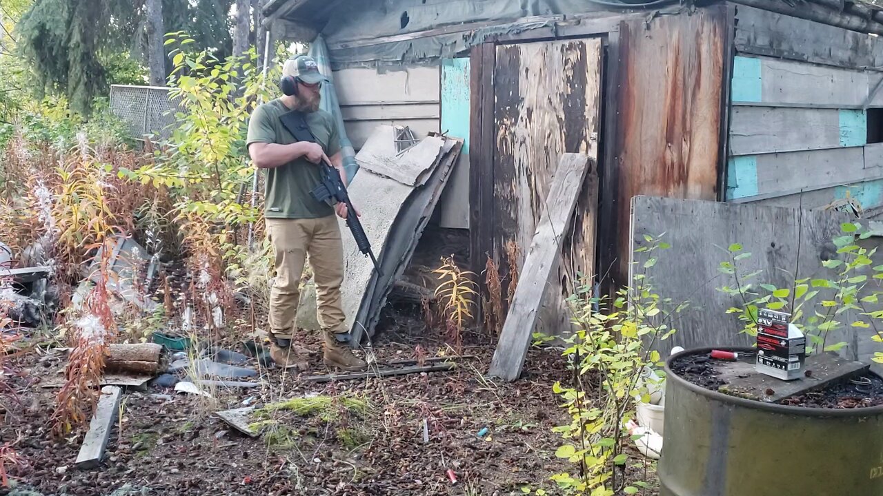 Jesse trying out his new RIA shotgun