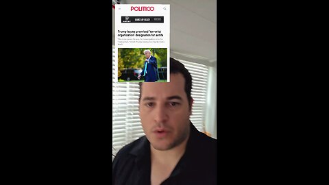 ANTIFA labeled as a domestic bad guy organization?!