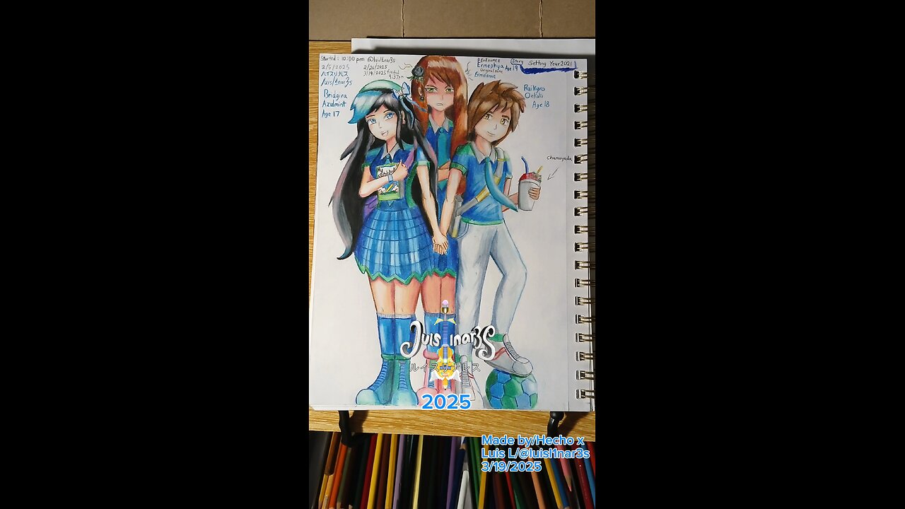 My sketchbook Speeddrawing my ocs