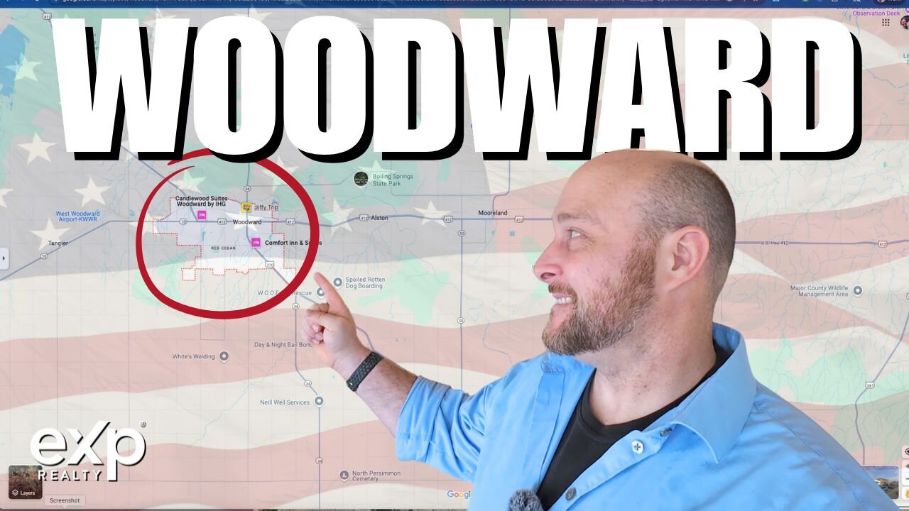 Where to Live in Oklahoma | Moving to Woodward, Oklahoma | Map Tour of Woodward