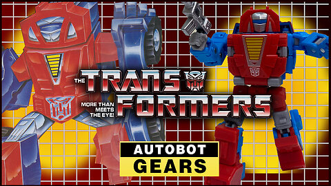 Gears - Retro Card Back - The Transformers - Unboxing & Review