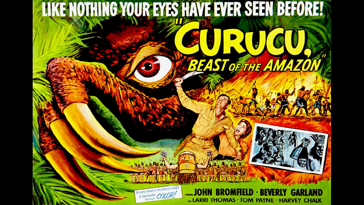 CURUCU, BEAST OF THE AMAZON 1956 Horror-Adventure from Director Curt Siodmak FULL MOVIE HD & W/S