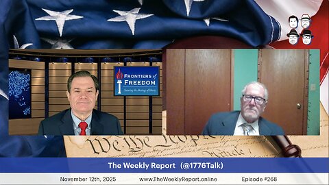 The Frontiers of Freedom Weekly Report - November 12, 2025