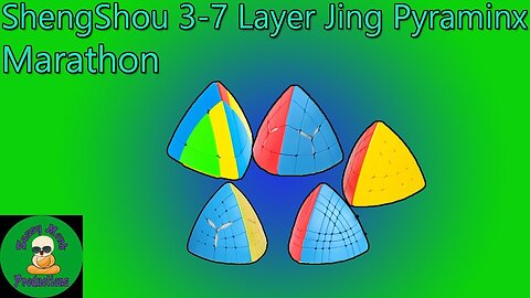 ShengShou 3-7 Layer Jing Pyraminx Marathon