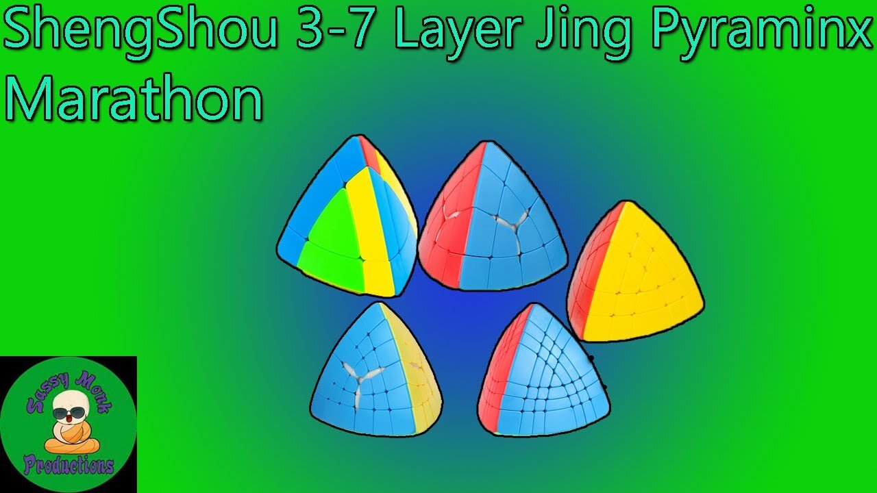 ShengShou 3-7 Layer Jing Pyraminx Marathon
