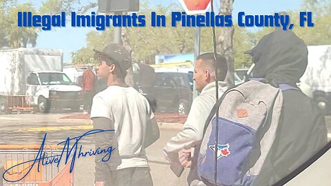 illegal Imigrants In Pinellas County, FL Outside 22nd Ave. N's Home Depot