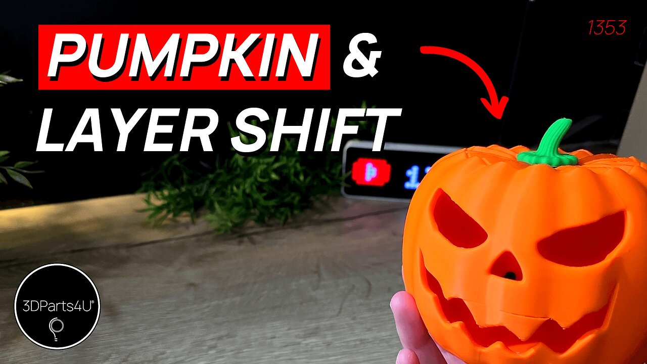 🎃 3D Printed Pumpkin - Halloween Pumpkin 3D Print - Pumpkin 3D Model - Pumpkin STL