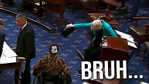 She almost fell straight into the retirement home...😂😂😂