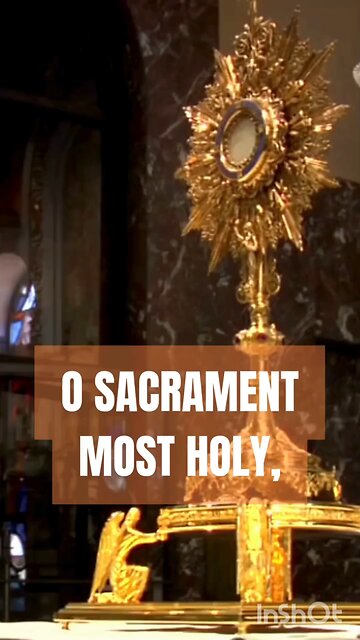 O SACRAMENT MOST HOLY #truth #jesus #christ #king #mary #joseph #ihs #church #bible #christian #s