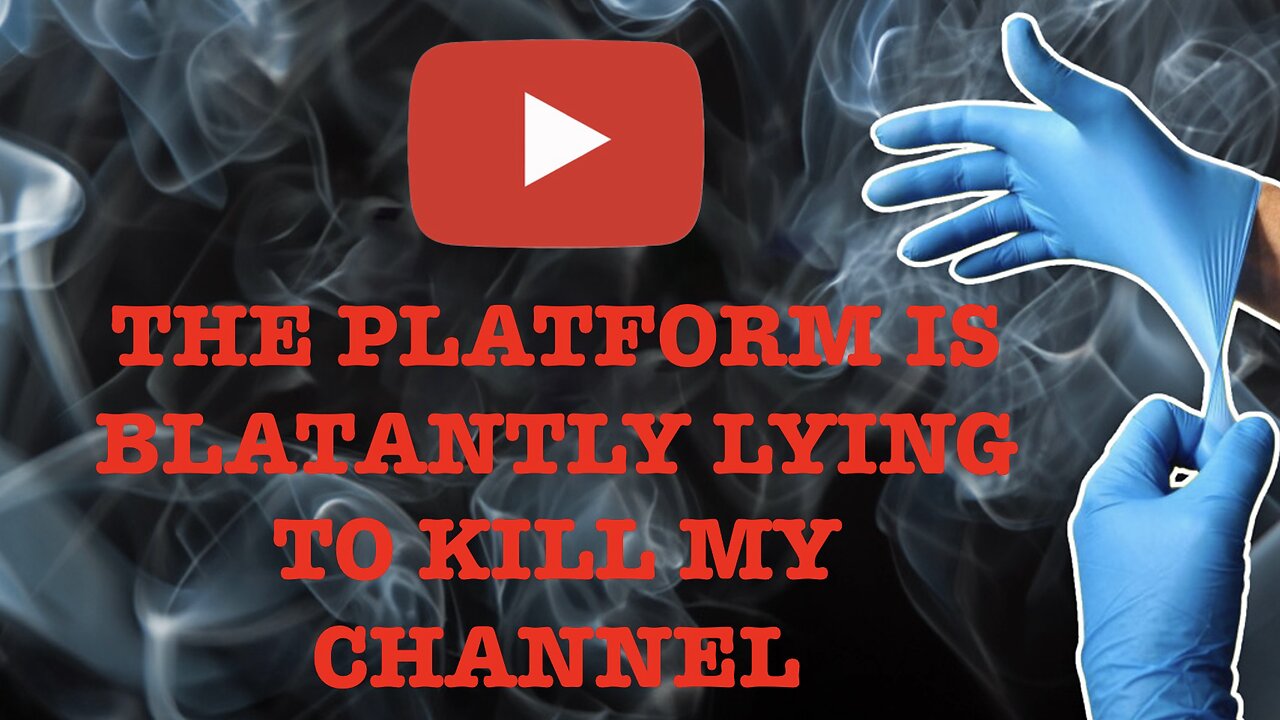 YouTube is LYING to get me off their platform