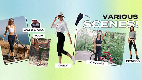 4 Pack Leggings for Women - High Waisted Tummy Control Soft Pants with Pockets for Workout.