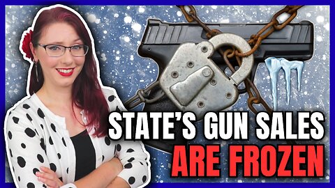State's Gun Sales Are Frozen
