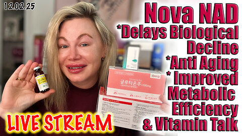 Live NOVA NAD Discussion, Weight Loss and Vitamins! ACecosm and code Jessica10 saves