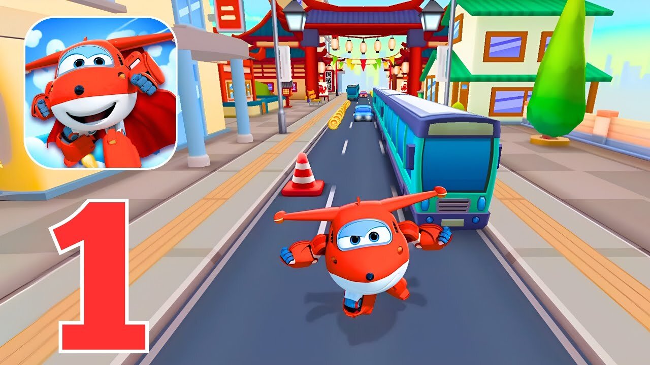 Super Wings: Jett Run - Gameplay Walkthrough | Part 1 (Android, iOS)