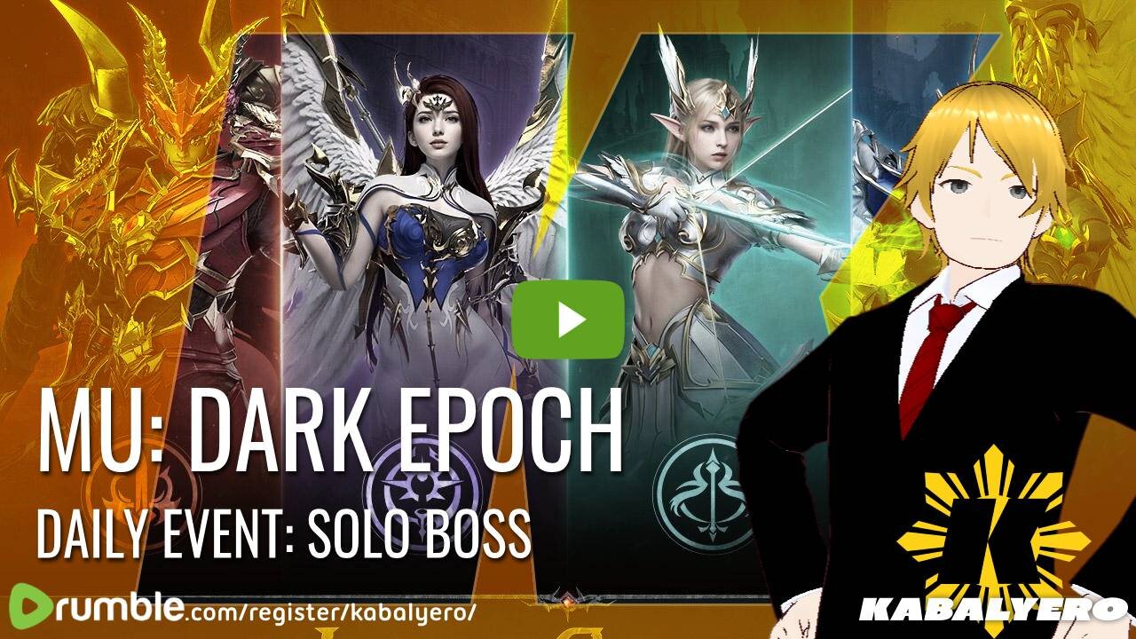🔴 MU: Dark Epoch Gameplay 🎮 Daily Event: Solo Boss