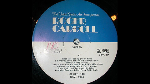 November 1974 - Roger Carroll for the U.S. Air Force (Series #40 ; Program 1)