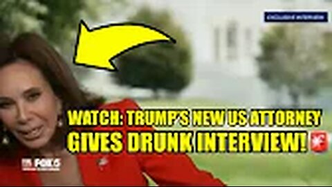 Jeanine Pirro APPEARS DRUNK In FIRST White House Interview🚨