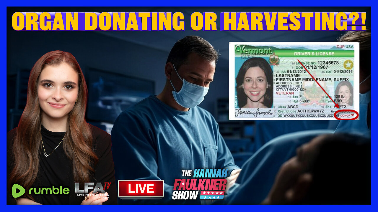 ORGAN DONATING OR HARVESTING?! | LIVE WITH HANNAH FAULKNER 8.11.25 7PM