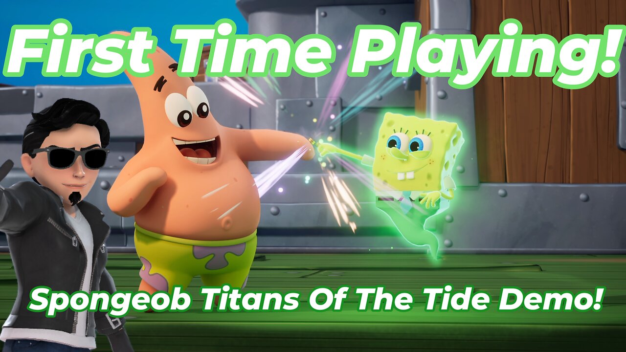 SpongeBob SquarePants Titans Of The Tide Demo gameplay First time