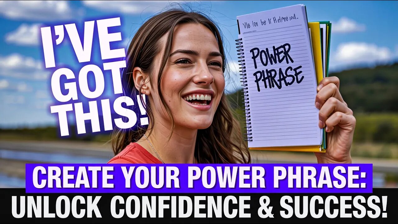 Create Your Power Phrase: Unlock Confidence & Success! #selfconfidence #successmindset #power