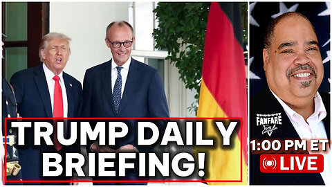 TRUMP DAILY BRIEFING: CHANCELLOR OF GERMANY VISITS WHITE HOUSE | FOP ROUNDTABLE