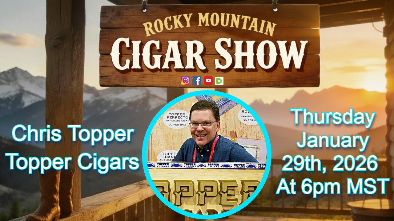 Episode 190: Chris Topper, Topper Cigars on the show this week.
