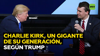 "Un gigante de su generación": Trump sobre Charlie Kirk