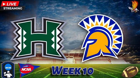 Hawaii Rainbow Warriors vs San Jose Spartans: College Football LIVE Week 10 Play by Play