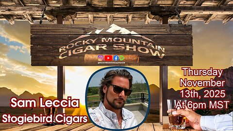 Episode 185: Sam Leccia, Stogiebird Cigars, on the show this week.