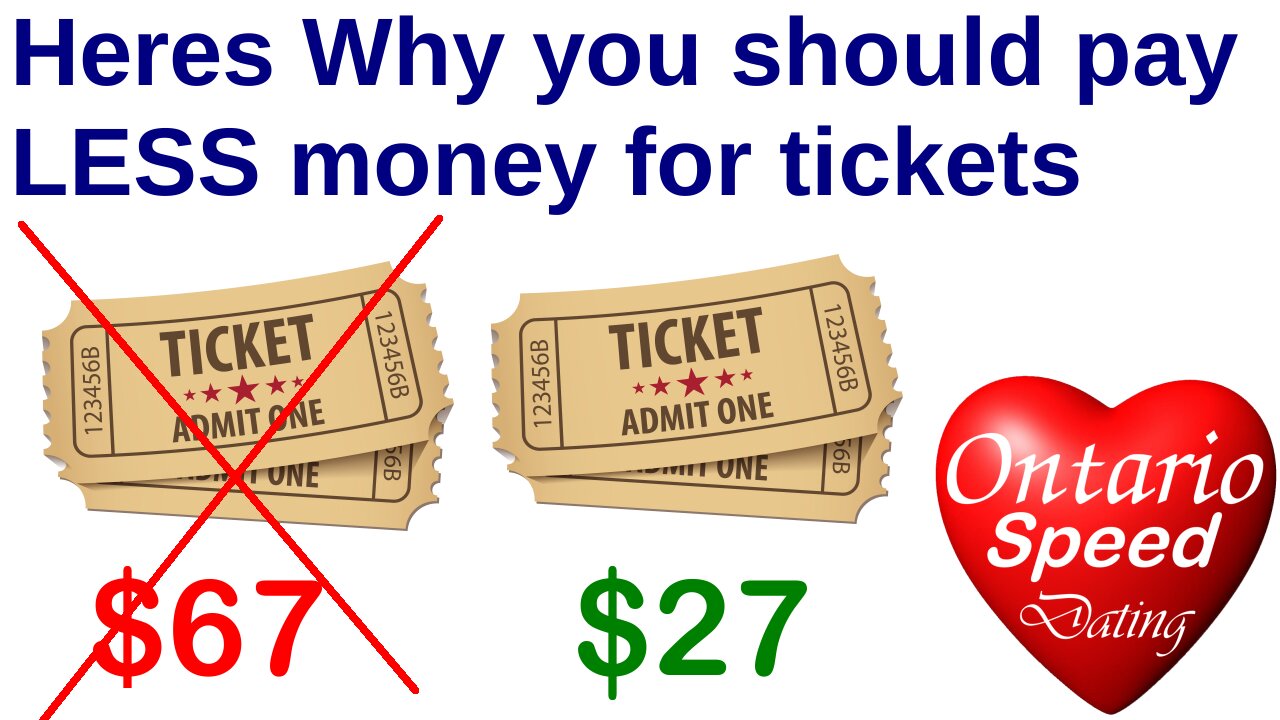 Why you should pay LESS for event tickets instead of MORE money!