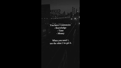 You have 3 Currencies
