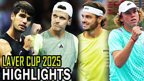 Carlos Alcaraz / Jakub Mensik vs Taylor Fritz / Alex Michelsen Day 01 | Laver Cup 2025