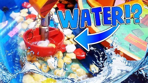 CLAW MACHINE FILLED WITH WATER!