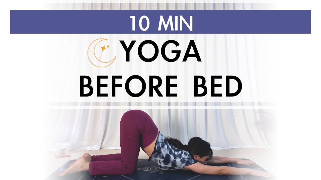 10 MIN YOGA BEFORE BED | For Restful Sleep