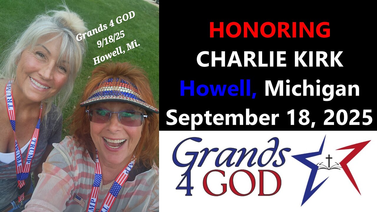HONORING CHARLIE KIRK in HOWELL, Michigan on September 18, 2025