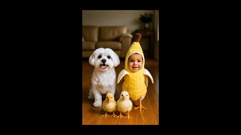 Baby Chicken Banana Dance