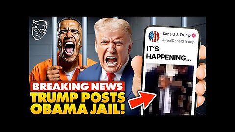TRUMP Releases Footage Of Obama Being Arrested