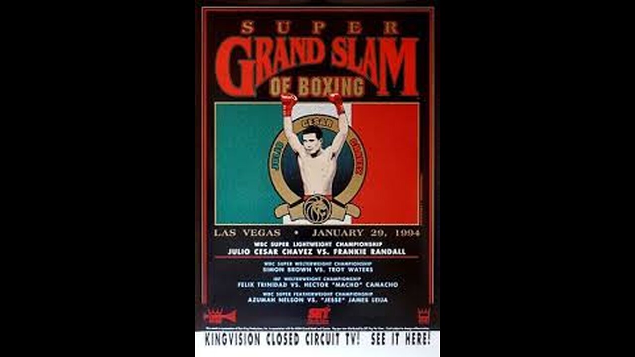 Felix Trinidad vs Hector "Macho" Camacho - Jan 29 1994 - IBF Welterweight Title