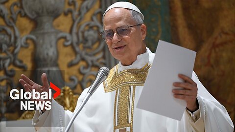 Pope Leo XIV delivers 1st mass in Sistine Chapel, promises light amid “dark nights of this world”