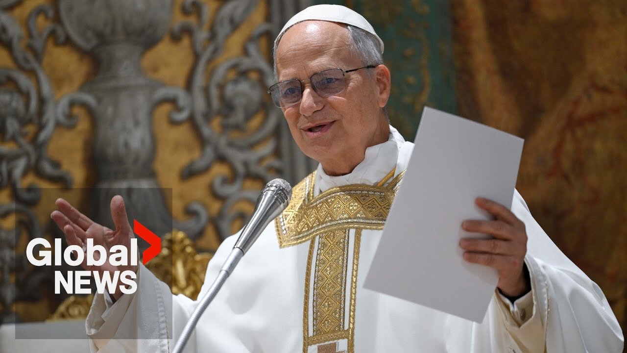 Pope Leo XIV delivers 1st mass in Sistine Chapel, promises light amid “dark nights of this world”