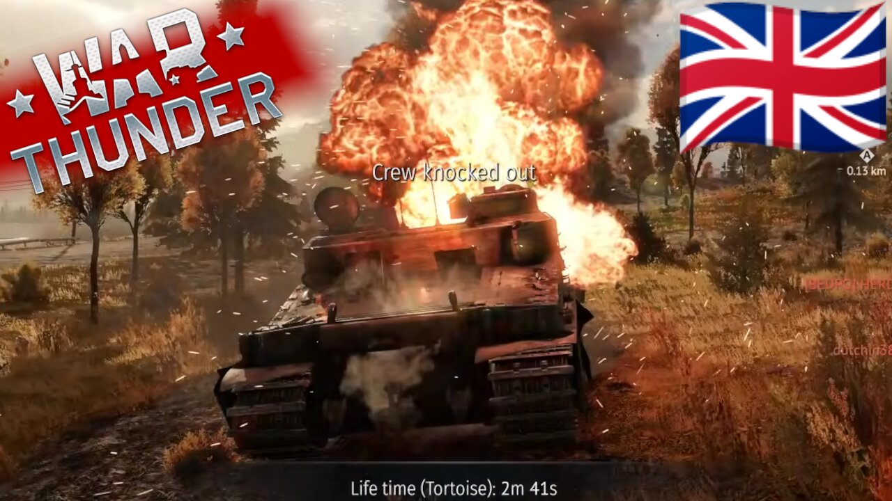 Suffering is good for the soul? I'm good with the 🇬🇧 Tortoise, then! ~ War Thunder Gameplay
