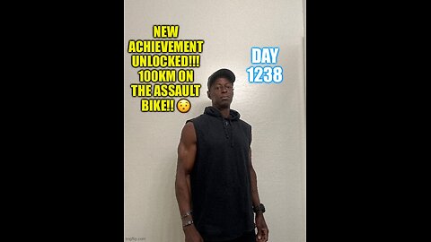 New Achievement Unlocked!!! 100km on the Assault Bike!!! (TD 1238)