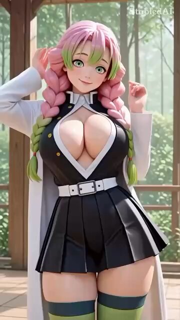 Mitsuri Kanroji Demon Slayer Infinity Castle #eveningstar #mmd Shake It To The Max #kimetsunoyaiba