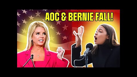 AOC and Bernie Sanders Face Major Lawsuit… Pam Bondi’s Bold Response Stuns the Left!