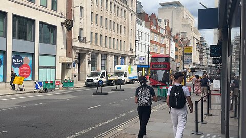 Historic Fleet Street in London
