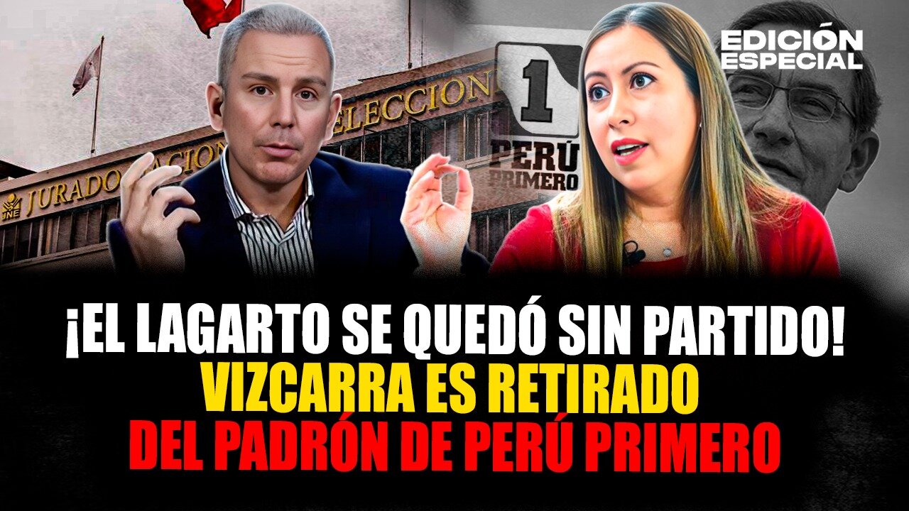 ABR 03 - Martín Vizcarra es retirado del padrón de afiliados de su partido político